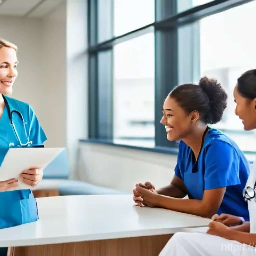 의료 현장에서 배운 팀 리더십 - **Prompt:** A diverse group of 5-7 healthcare professionals, including doctors, nurses, and technici...